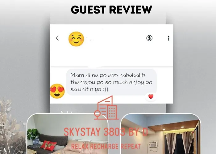High-floor With Views- Skystay 3803 By D Apartamento Manila